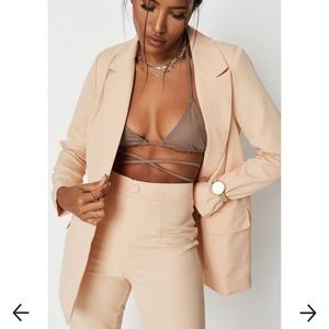 Missguided Tailored Longline Blazer & Cigarette Trouser Coord